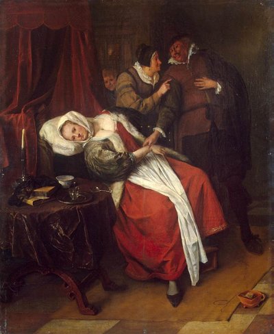 医師の訪問 作： Jan Havickszoon Steen